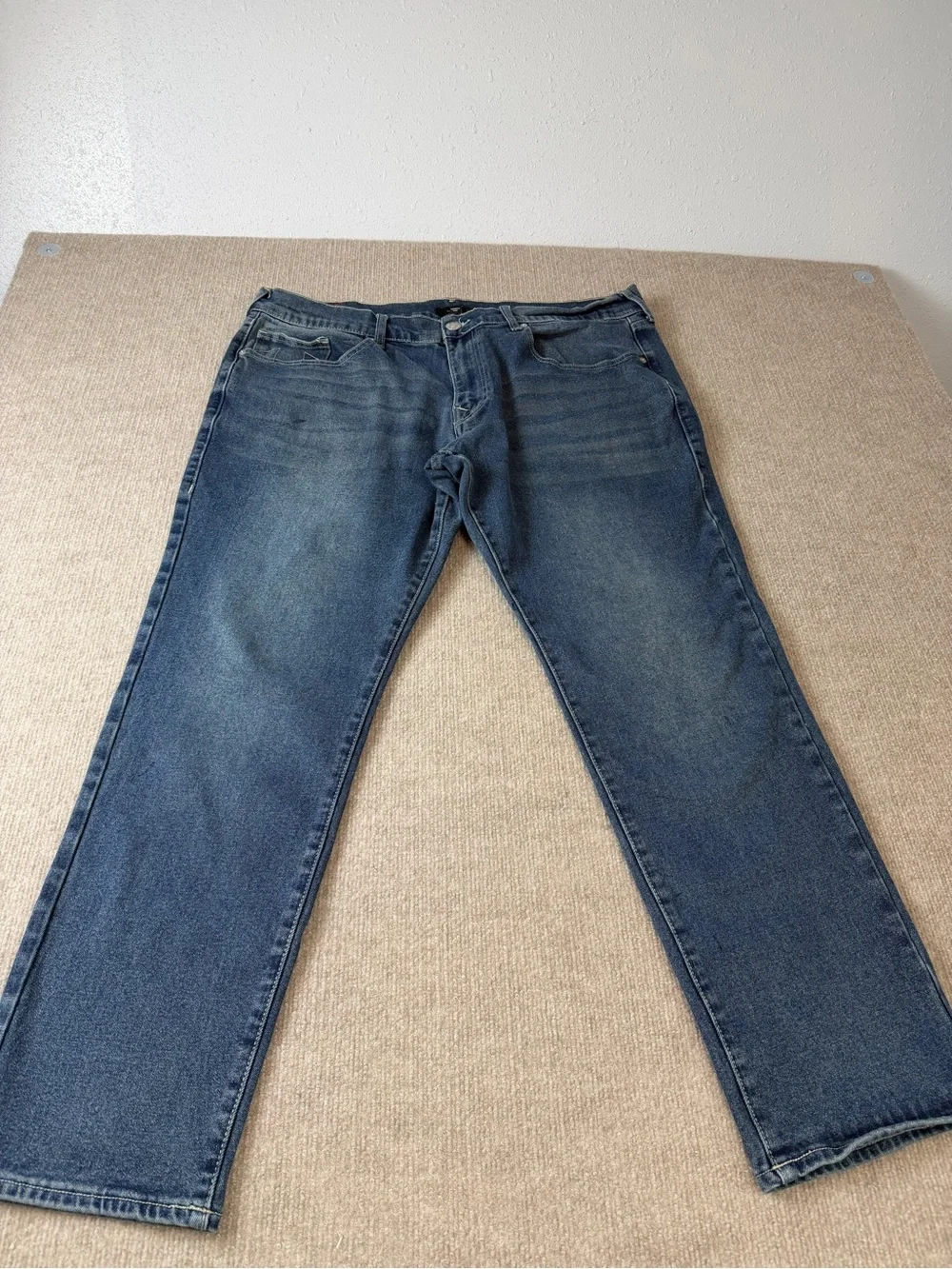 True Religion Men's Ricky Relaxed Straight Leg Jeans Relaxed Slim
